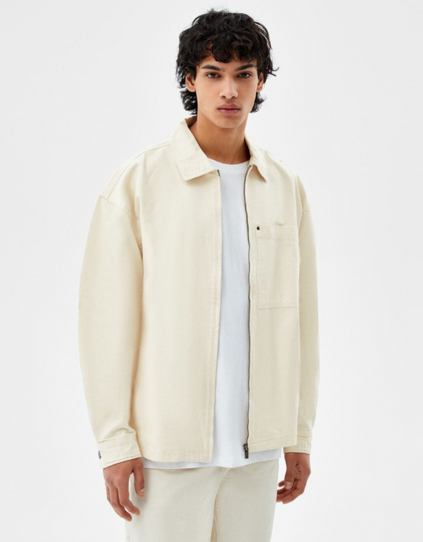 Baumwolljacke mit Rei?verschluss